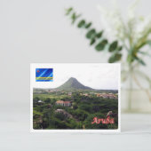 Aruba - Hooiberg Piedra Plat - Briefkaart (Staand voorkant)
