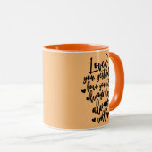 Aruba hou van je nog steeds Mok (Voorkant rechts)