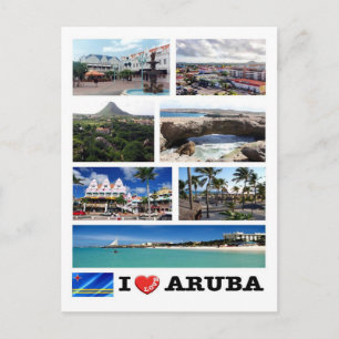 Aruba - I Love - Briefkaart