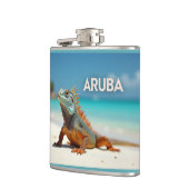 Aruba iguana  heupfles (Links)