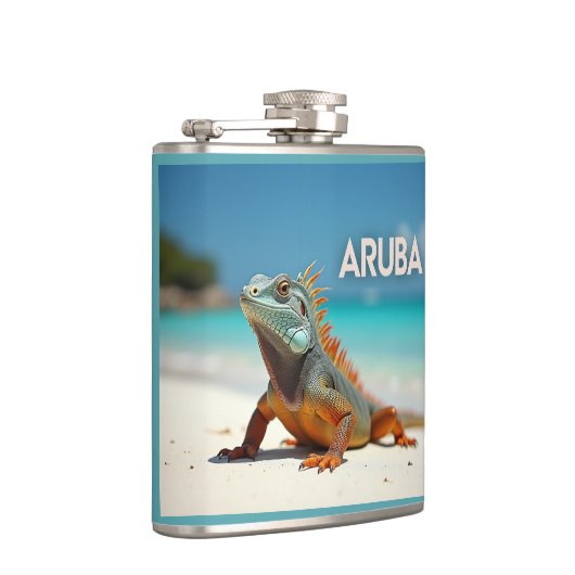 Aruba iguana  heupfles (Rechts)