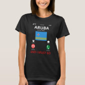 Aruba Is Calling T-shirt (Voorkant)