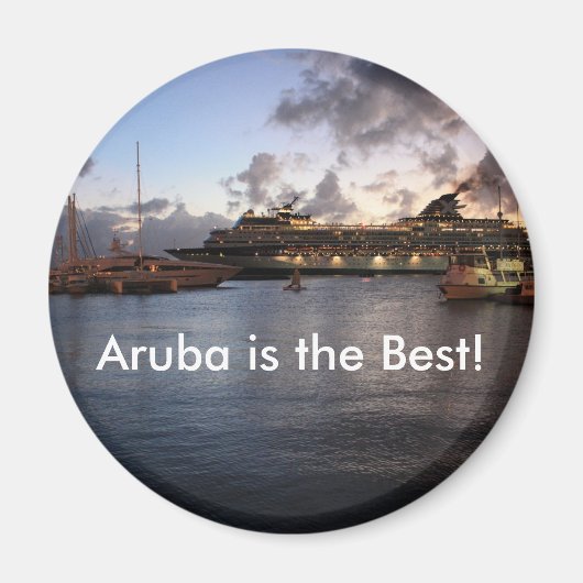 Aruba is de beste! magneet (Voorkant)