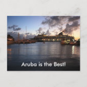 Aruba is het beste! briefkaart (Voorkant)