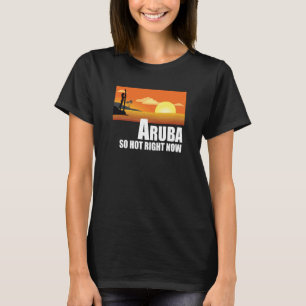 Aruba is nu zo heet Retro Reis Strandvakantie T-shirt