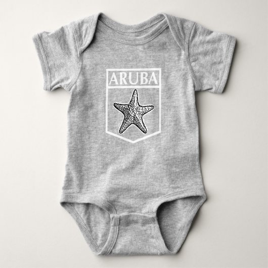 Aruba Island Design - Baby Jersey Bodysuit (Voorkant)