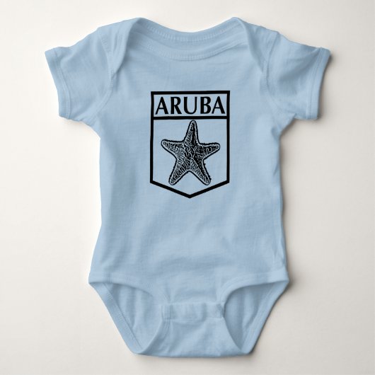 Aruba Island Design - Baby Jersey Bodysuit (Voorkant)
