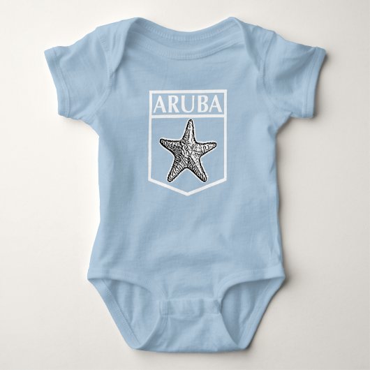 Aruba Island Design - Baby Jersey Bodysuit (Voorkant)