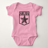 Aruba Island Design - Baby Jersey Bodysuit (Voorkant)