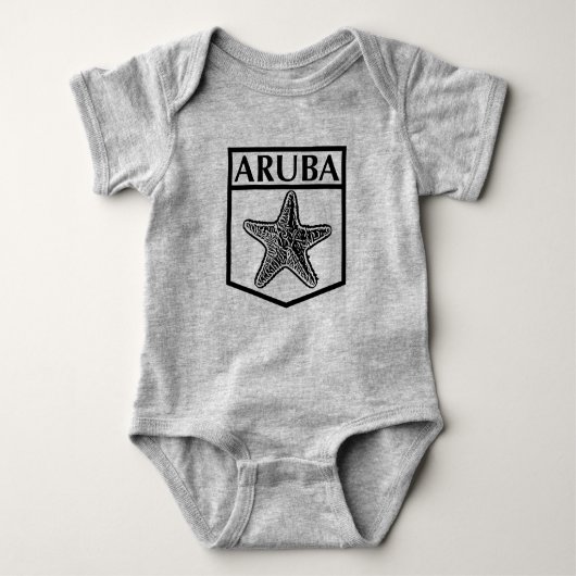 Aruba Island Design - Baby Jersey Bodysuit (Voorkant)