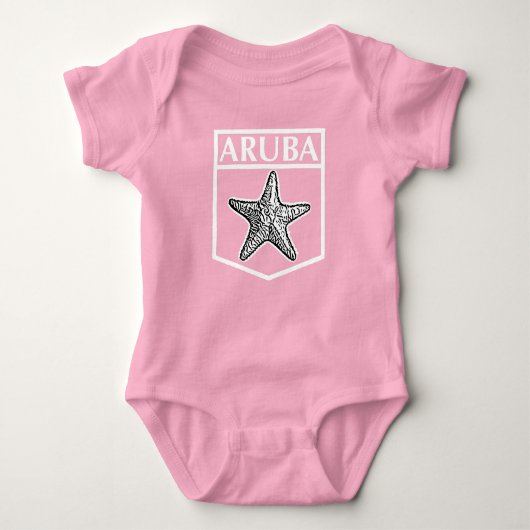 Aruba Island Design - Baby Jersey Bodysuit (Voorkant)