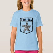 Aruba Island Design - Girls' Basic T-Shirt (Voorkant)