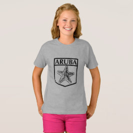 Aruba Island Design - Girls' Basic T-Shirt