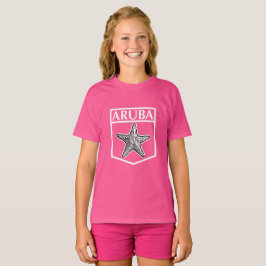 Aruba Island Design - Girls' Basic T-Shirt