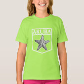 Aruba Island Design - Girls' Basic T-Shirt (Voorkant)