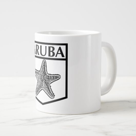 Aruba Island Design - Jumbo Mok (Voorkant rechts)