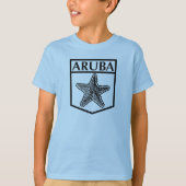 Aruba Island Design - Kinderen Basic T-Shirt (Voorkant)