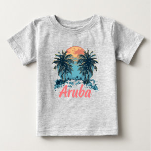 Aruba Island Design (versie 2) - Baby Fine Jersey