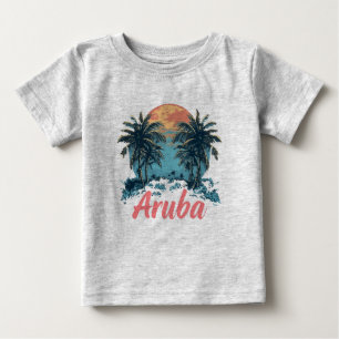 Aruba Island Design (versie 2) - Baby Fine Jersey