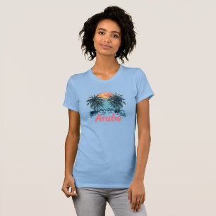 Aruba Island Design (Versie 2) - Bella+CA voor dam T-shirt
