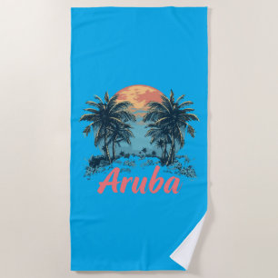 Aruba Island Design (versie 2) - Strandlaken