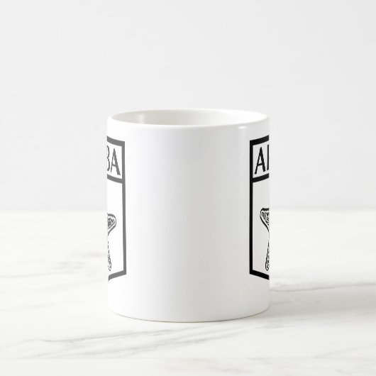 Aruba Island Design - White 11 oz Classic Mok (Center)