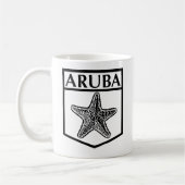 Aruba Island Design - White 11 oz Classic Mok (Links)