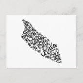 Aruba Island Kaart Reizen (Voorkant)