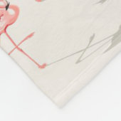 Aruba Island Travel Flamingo | Familie Flamingo Fleece Deken (Hoek)