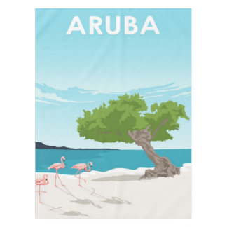 Aruba Island Travel Flamingo | Familie Flamingo Tafelkleed