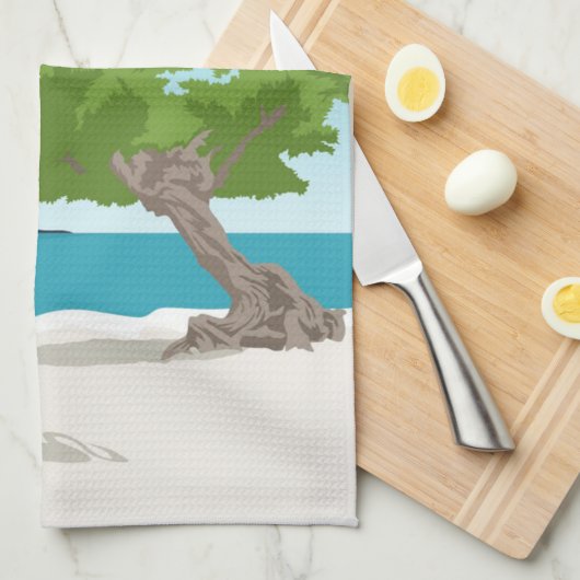 Aruba Island Travel Flamingo | Familie Flamingo Theedoek (Quarter Fold)