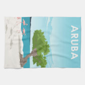 Aruba Island Travel Flamingo | Familie Flamingo Theedoek (Horizontaal)