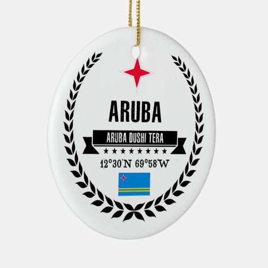 Aruba Keramisch Ornament (Rechts)