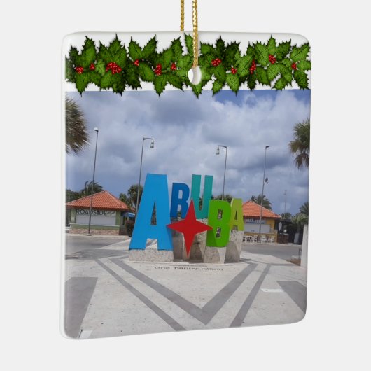 Aruba Kerstvakantie Ornament (Rechts)