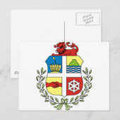 Aruba-laag van arm AW Briefkaart (Voorkant / Achterkant)