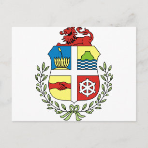 Aruba-laag van arm AW Briefkaart