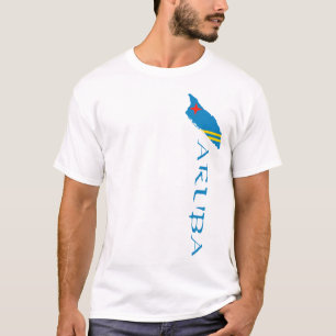 Aruba Landkaart Vlag T-shirt
