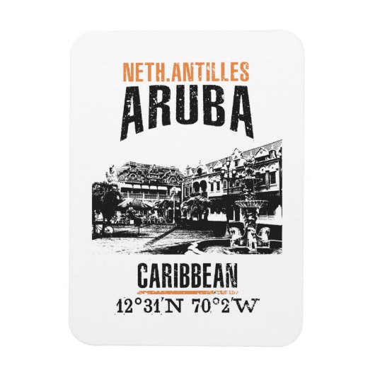 Aruba Magneet (Verticaal)