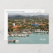 Aruba Marina Custom Briefkaart (Voorkant / Achterkant)