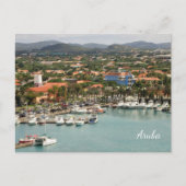 Aruba Marina Custom Briefkaart (Voorkant)