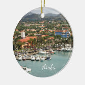 Aruba Marina Keramisch Ornament (Links)
