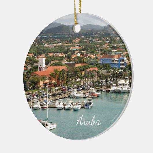 Aruba Marina Keramisch Ornament (Links)