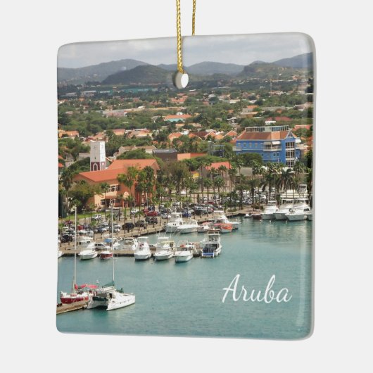 Aruba Marina Keramisch Ornament (Links)