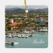 Aruba Marina Keramisch Ornament (Voorkant)