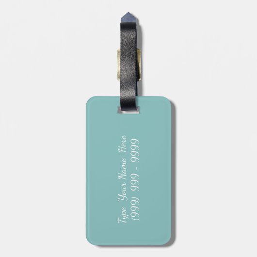 Aruba Marina Persoonlijk Bagagelabel (Achterkant verticaal)