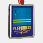 Aruba Metalen Ornament (Rechts)
