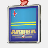 Aruba Metalen Ornament (Links)