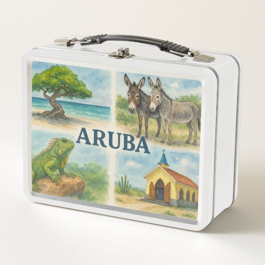 Aruba multiview aquarel (Voorkant)