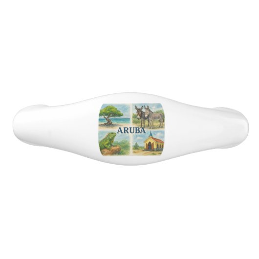 Aruba multiview aquarel keramische ladegreep (Voorkant)