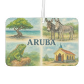 Aruba multiview aquarel luchtverfrisser (Achterkant)